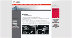 Desktop Screenshot of english.prodes.bg