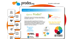 Desktop Screenshot of prodes.org